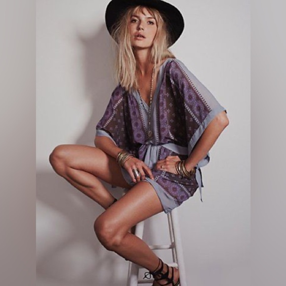 Santa Cruz dress in dusty blue, XS